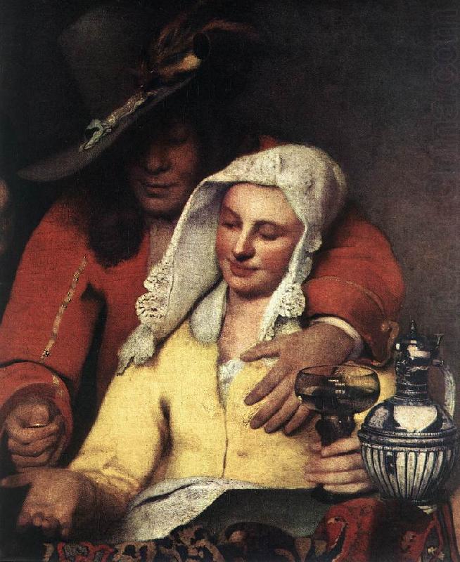 VERMEER VAN DELFT, Jan The Procuress (detail) wer china oil painting image